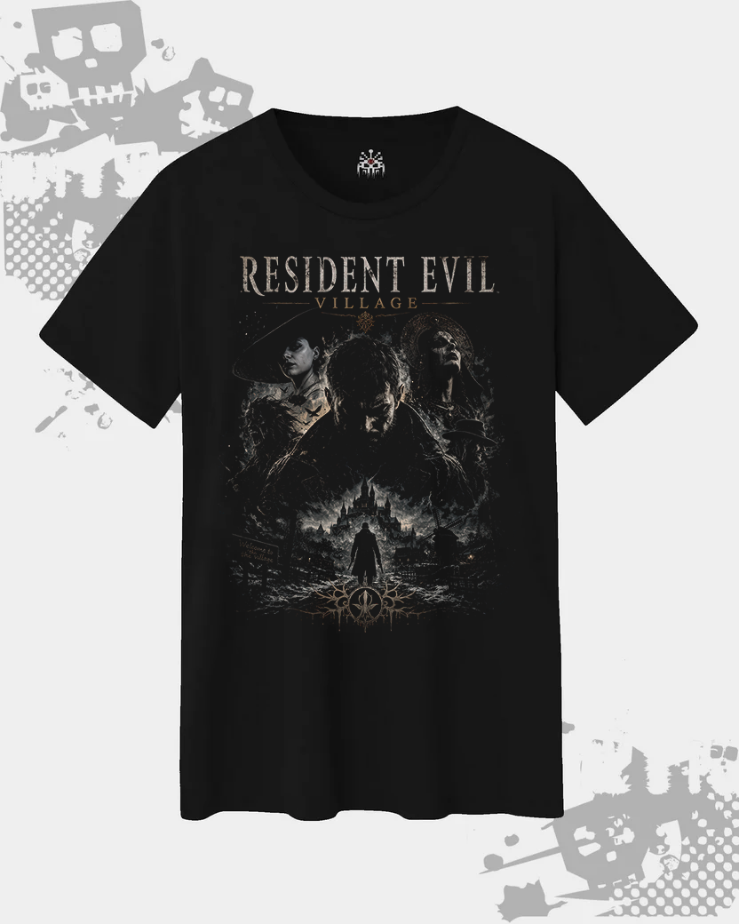 Resident Evil T-Shirt Bundle (3 Pack) – Resident Evil 4, Resident Evil 2, Resident Evil Village Inspired Horror Graphic Tees